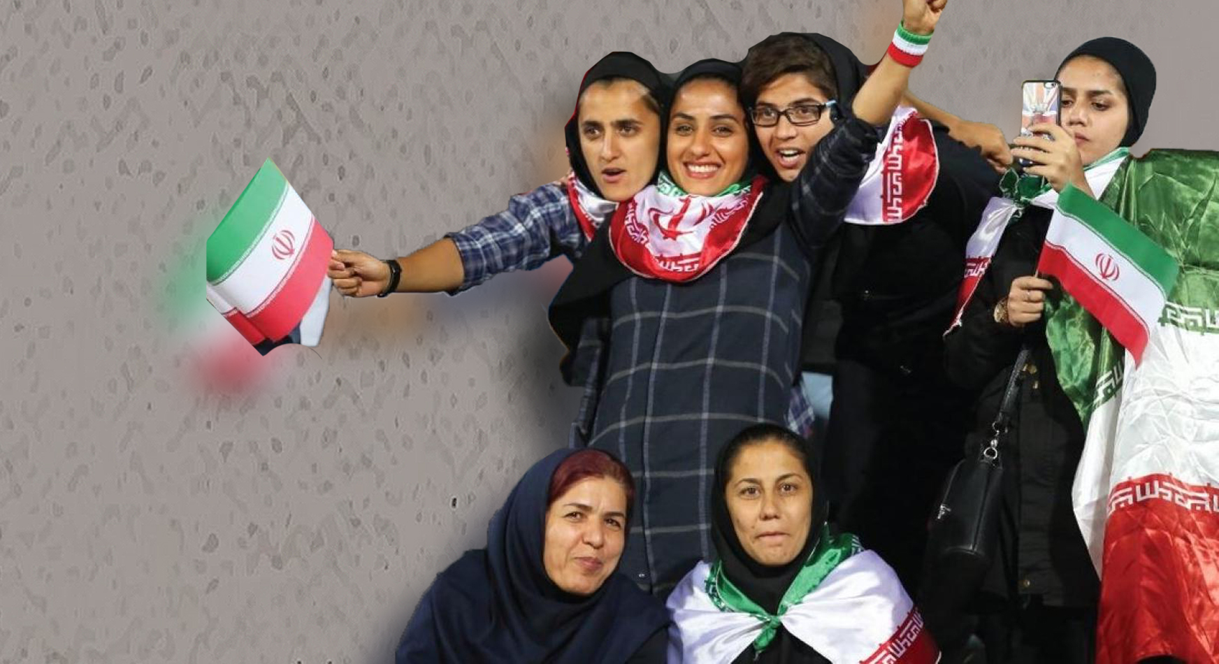 الإيرانيات يحضرن مباريات كرة القدم
