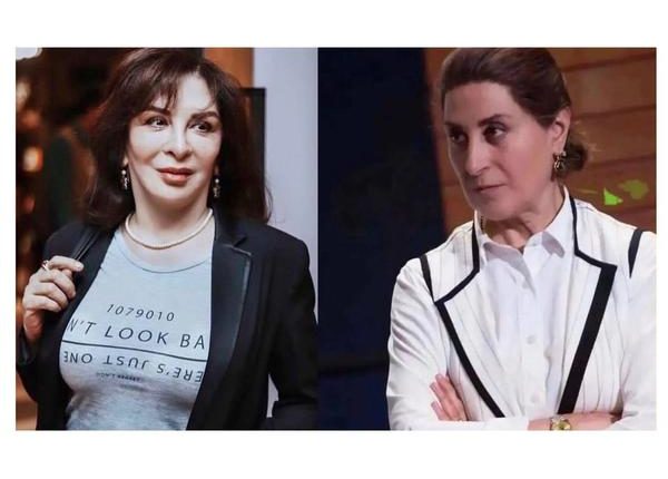 الممثلتان الإيرانيتان أفسانه بايكان وفاطمة معتمد آريا