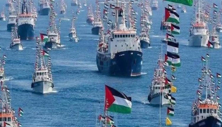 هجمات مسيّرة على أسطول الصمود العالمي