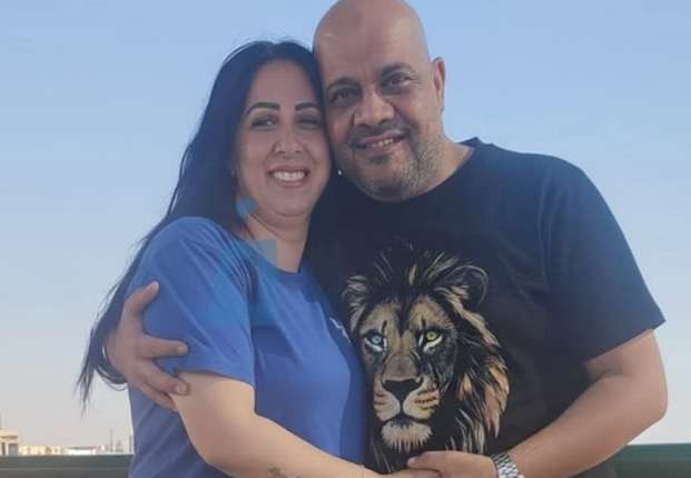 الضحية وزوجها القاتل