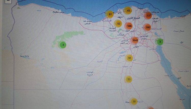 من موقع الخريطة لمؤسسة "براح آمن"