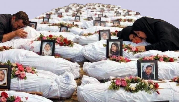 مقبرة جماعية ل165 طفلة ضحايا القصف الأمريكي الإسرائيلي على إيران